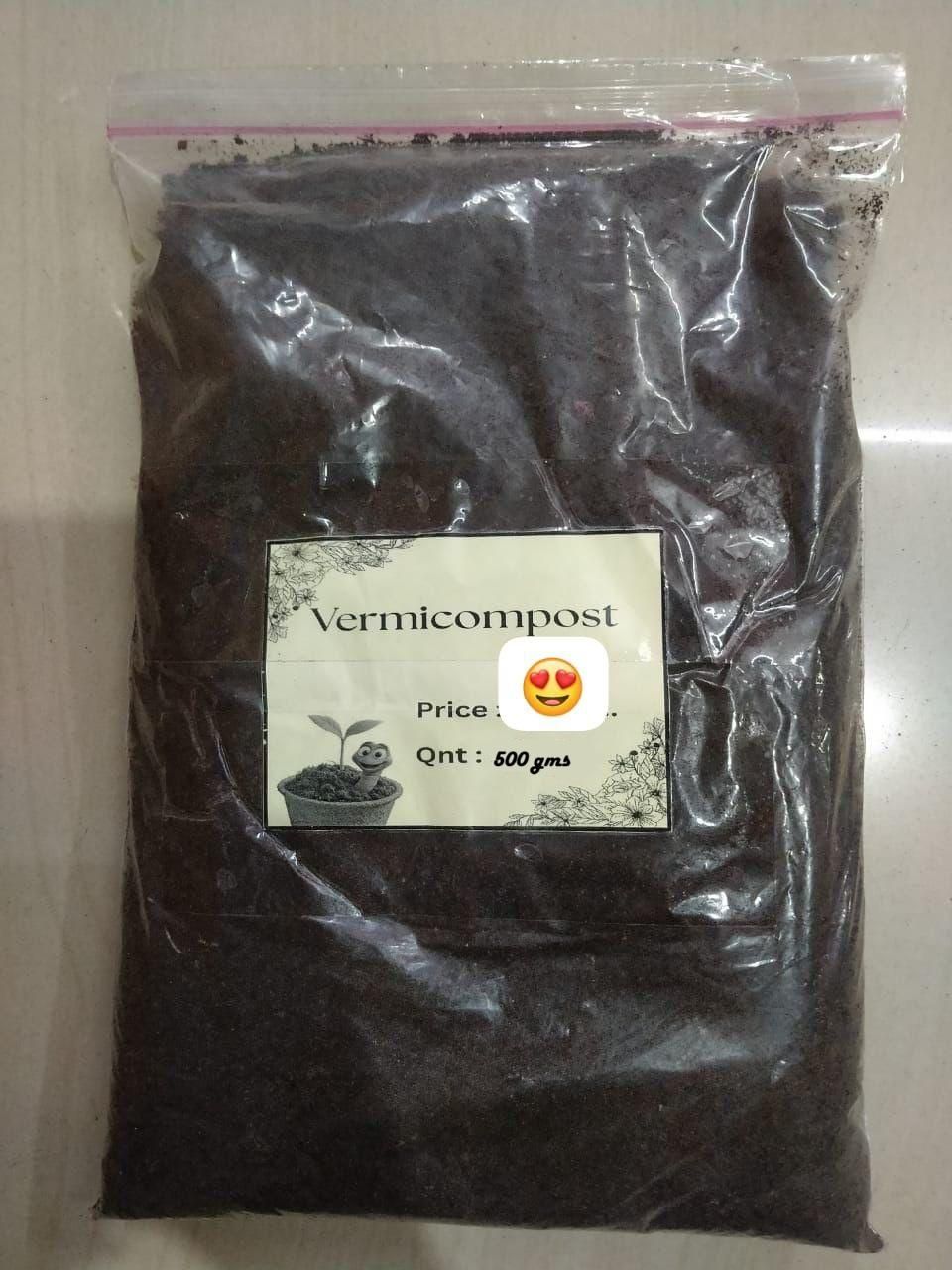 Organic Vermicompost 500gm ( 100 % Original)